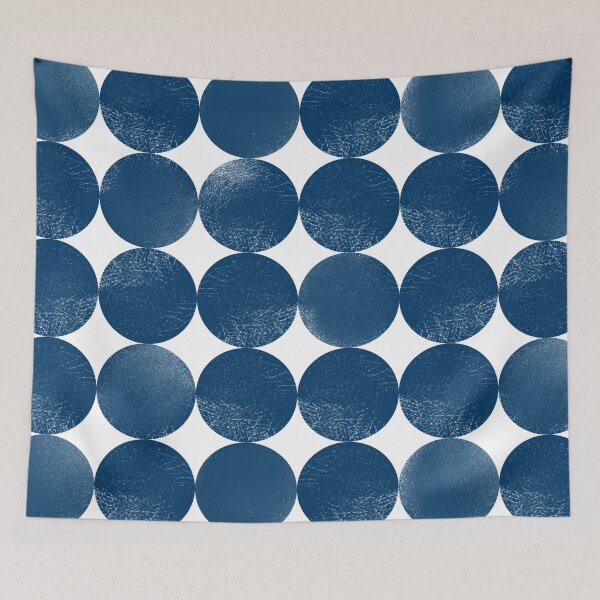 Item preview, Indigo circles designed and sold by Print-Designs.