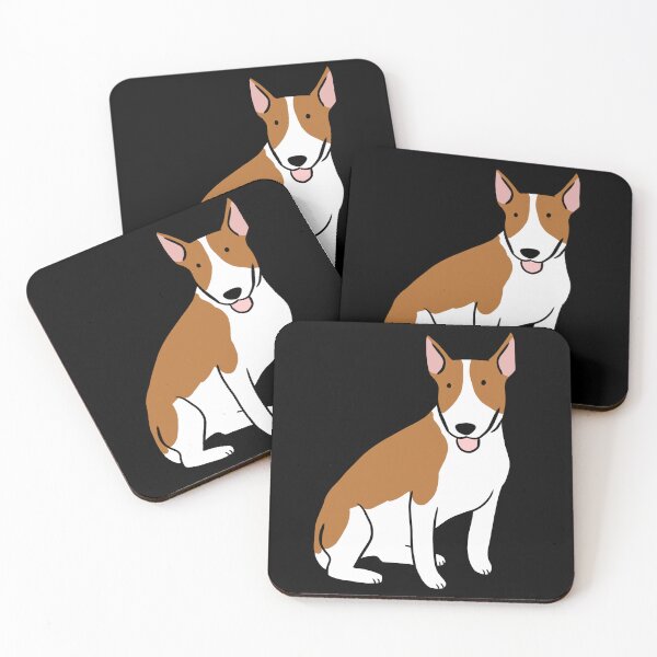 Item preview, Bull terrier dog cute illustration  designed and sold by Yarafantasyart.
