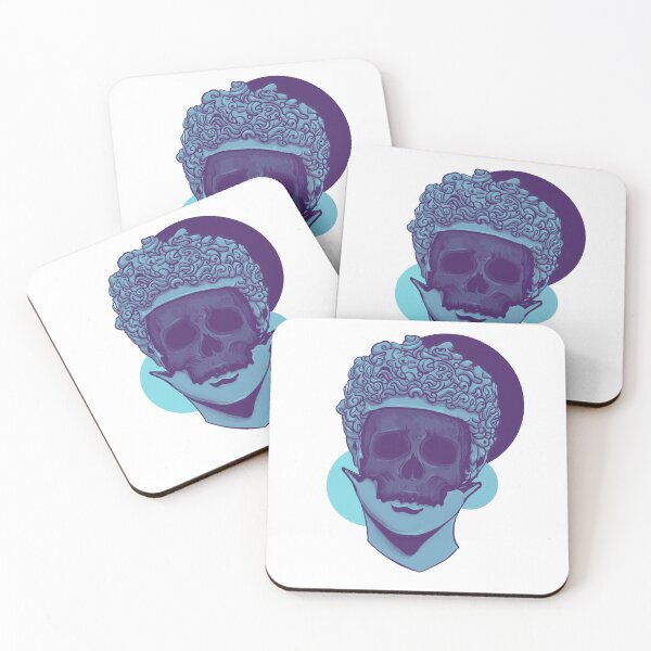 Item preview, Greek Statue Skull Vaporwave designed and sold by PVSKI.