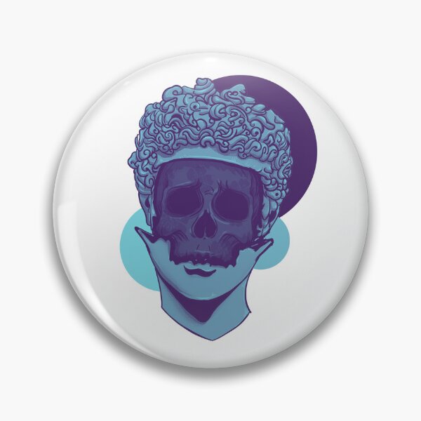 Aperçu de l'œuvre Greek Statue Skull Vaporwave créée et vendue par PVSKI.