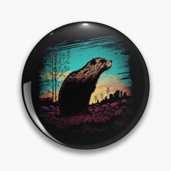 Item preview, Copy of Groundhog Day Predictions: A Whimsical Illustration designed and sold by LiartVibes.