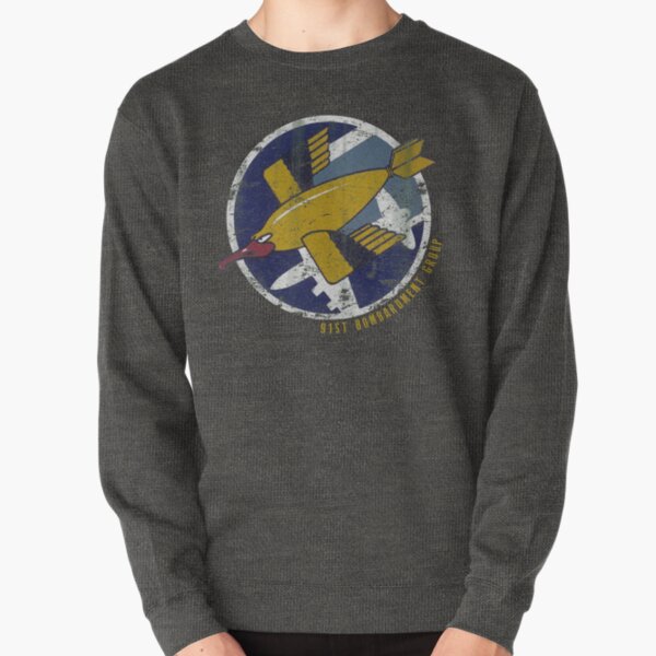 Item preview, 91st Bombardment Group B-17 Bomber WWII Airplane Insignia -Vintage Distressed designed and sold by RealPilotDesign.