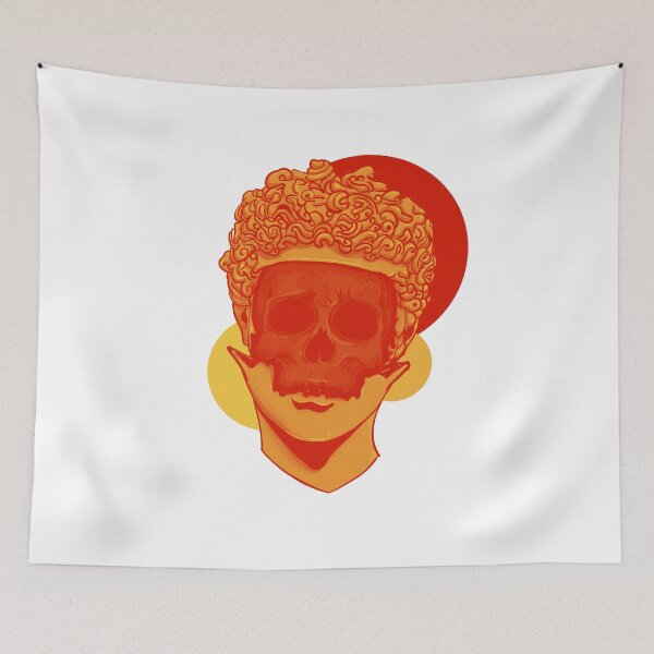 Item preview, Greek Statue Skull Vaporwave designed and sold by PVSKI.