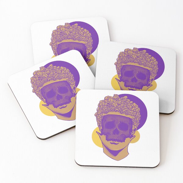 Item preview, Greek Statue Skull Vaporwave designed and sold by PVSKI.