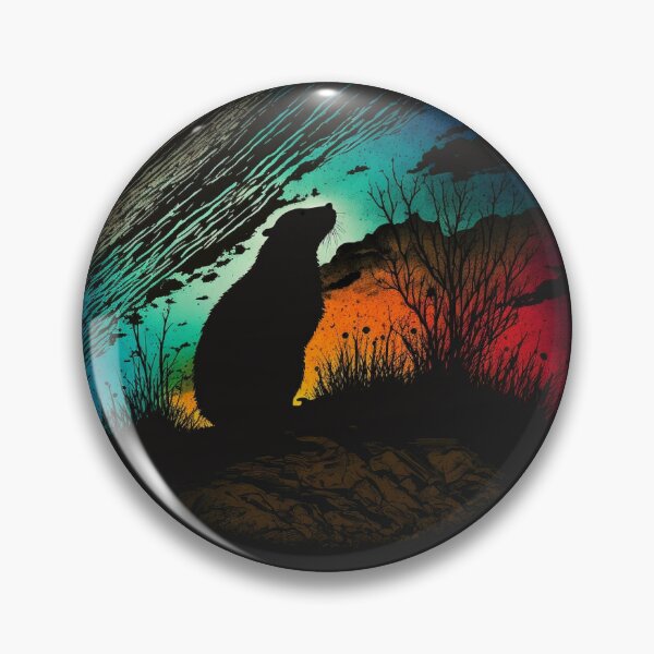 Item preview, Groundhog Day Predictions: A Whimsical Illustration designed and sold by LiartVibes.