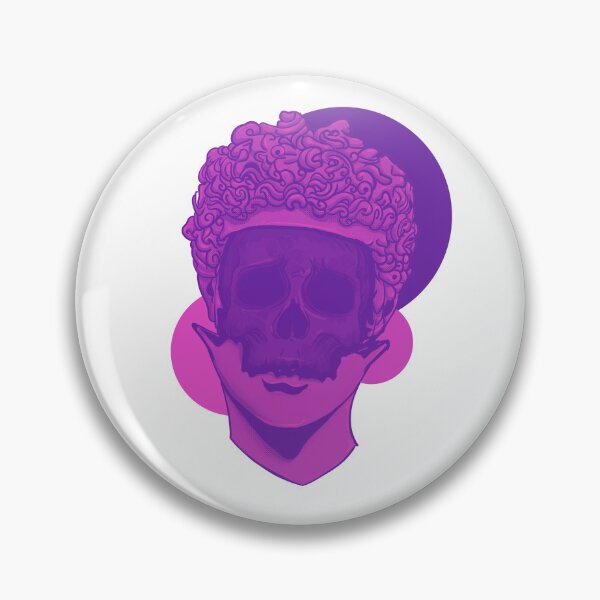 Item preview, Greek Statue Skull Vaporwave designed and sold by PVSKI.