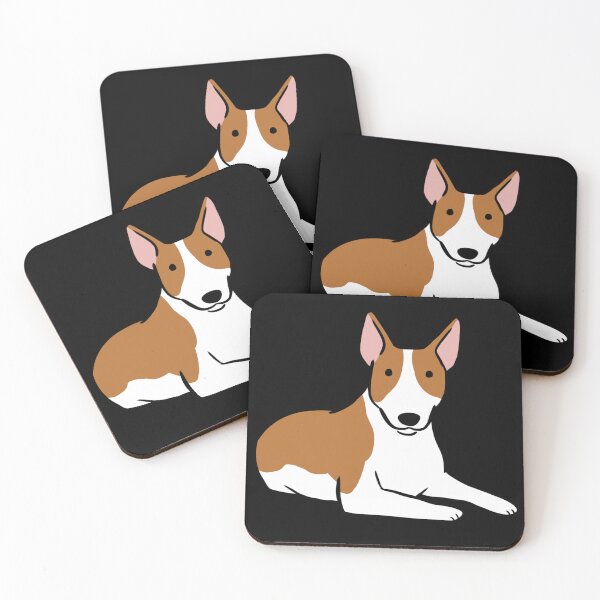 Item preview, Bull terrier dog cute illustration  designed and sold by Yarafantasyart.