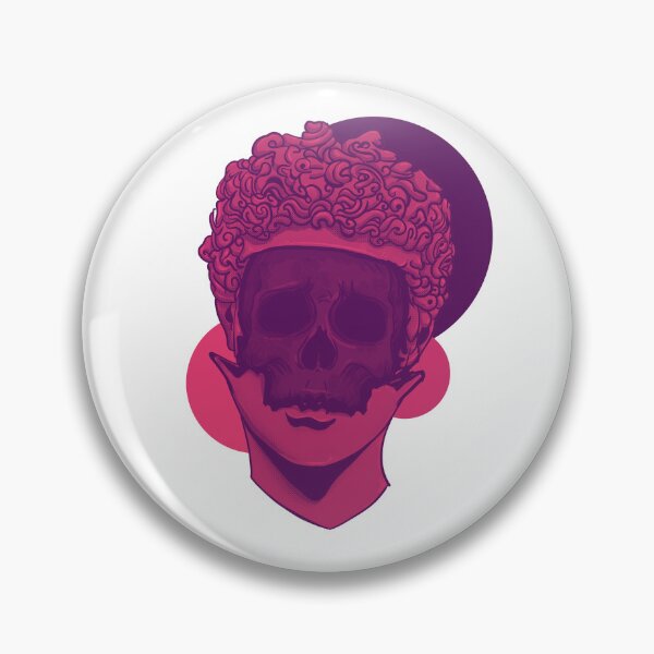 Item preview, Greek Statue Skull Vaporwave designed and sold by PVSKI.
