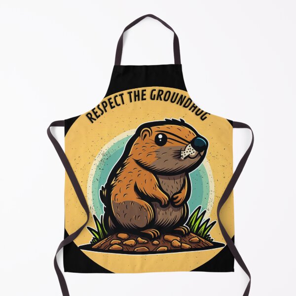 Item preview, Respect The Groundhog/Groundhog Day Predictions: A Whimsical Illustration designed and sold by LiartVibes.
