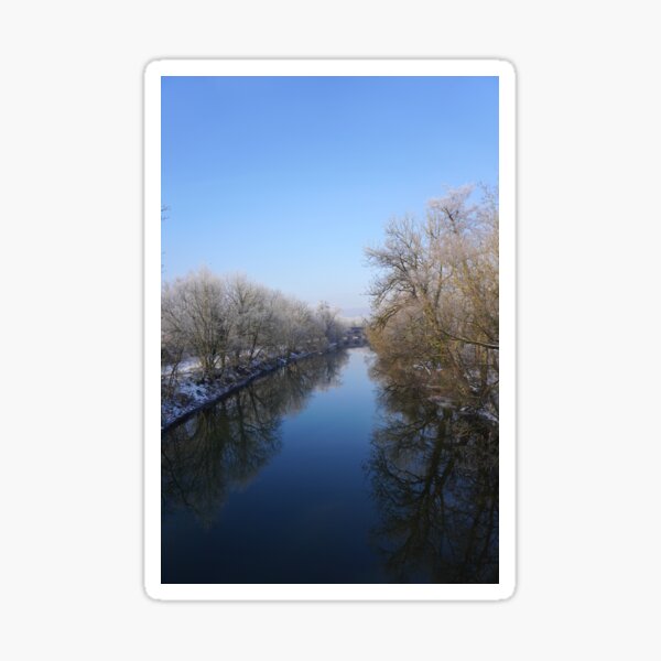 Winter reflections Sticker