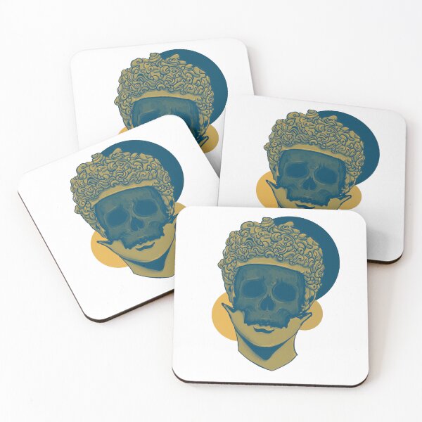 Item preview, Greek Statue Skull Vaporwave designed and sold by PVSKI.