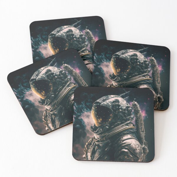 Item preview, a dreaming astronaut looking at space and the milky way 2 designed and sold by popurbanart.
