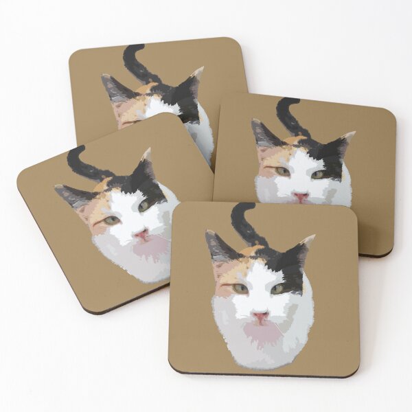 Item preview, cross-eyed cat designed and sold by ima-ozi.