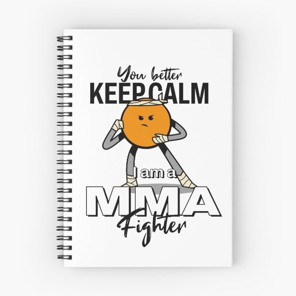 Item preview, Fighting t-shirt design, You better keep calm, I am a mma fighter  designed and sold by teedesigndaily.