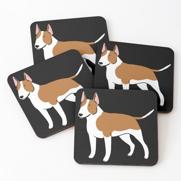 Item preview, Bull terrier dog face cute illustration  designed and sold by Yarafantasyart.