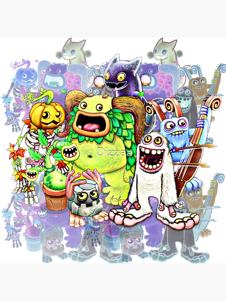 my singing monsters wubbox | Art Board Print