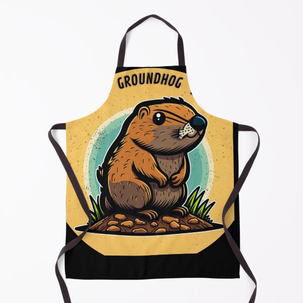 Item preview, Happy Groundhog Day/Groundhog Day Predictions: A Whimsical Illustration designed and sold by LiartVibes.