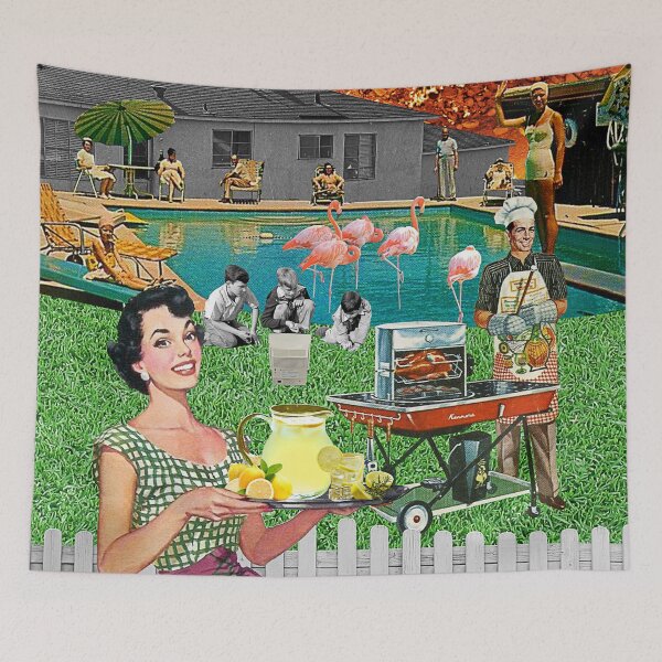 Item preview, The American Dream Surreal Art Collage designed and sold by cointreat.