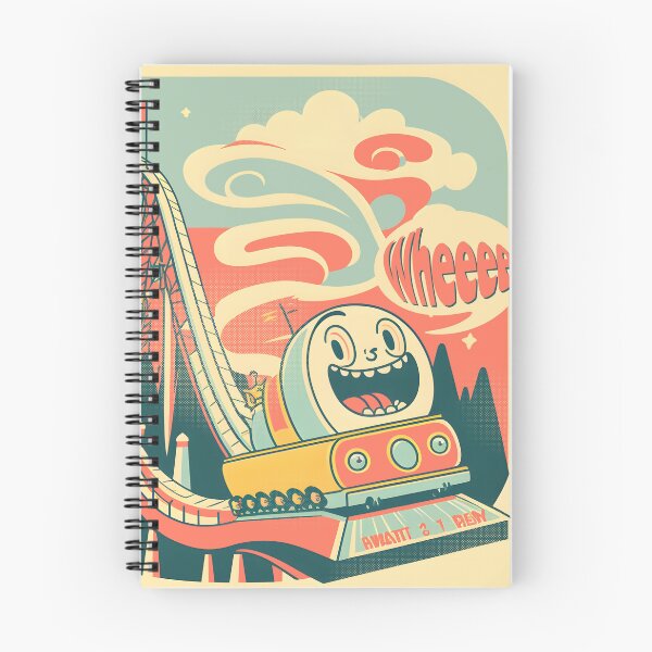 Item preview, Cute Nostalgic 60s Roller Coaster, Stylish Vintage designed and sold by emmjott.