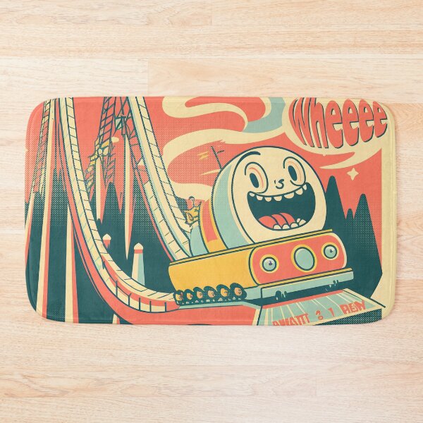 Item preview, Cute Nostalgic 60s Roller Coaster, Stylish Vintage designed and sold by emmjott.