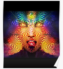 Psytrance Tab PL.UR Fractal Design Poster