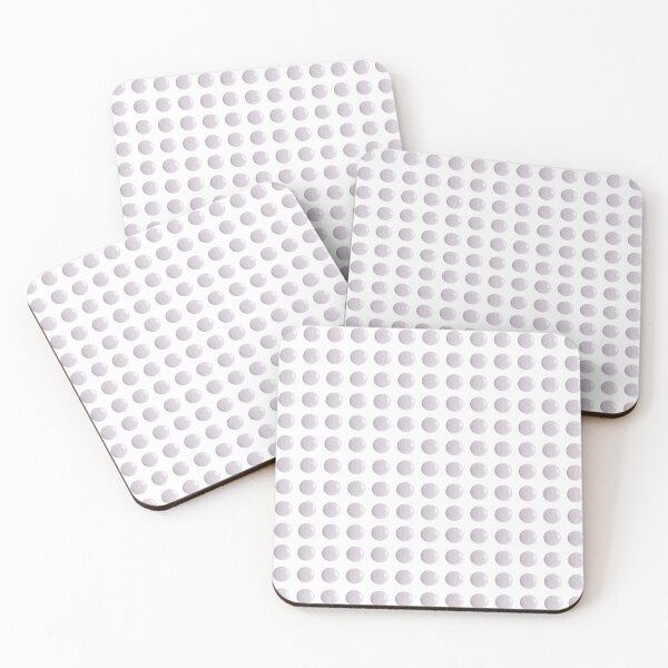 Item preview, Grey Lavender Studded Candy Dots Polka Dot by Veda -  designed and sold by kattakitty.