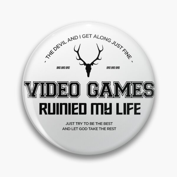 Item preview, video games ruined my life designed and sold by ALIENATIVED.