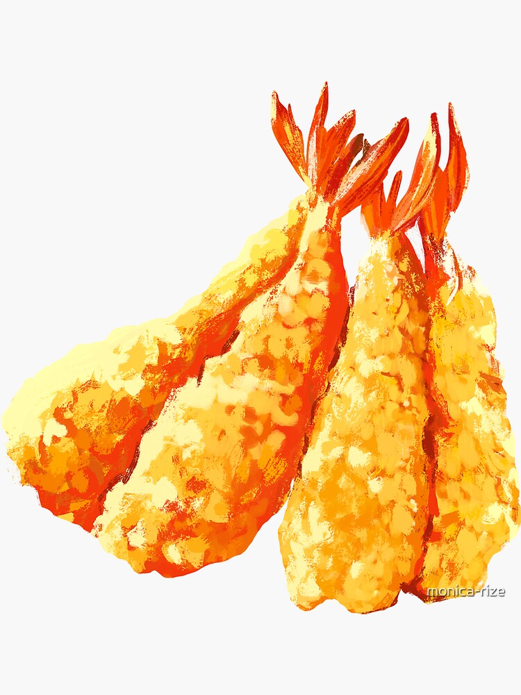 "Tempura" Sticker for Sale by monicarize Redbubble