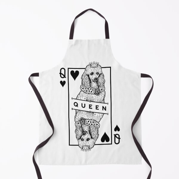 Item preview, Poodle Queen Of Hearts Funny Dog Lover Pop Art designed and sold by GrandeDuc.