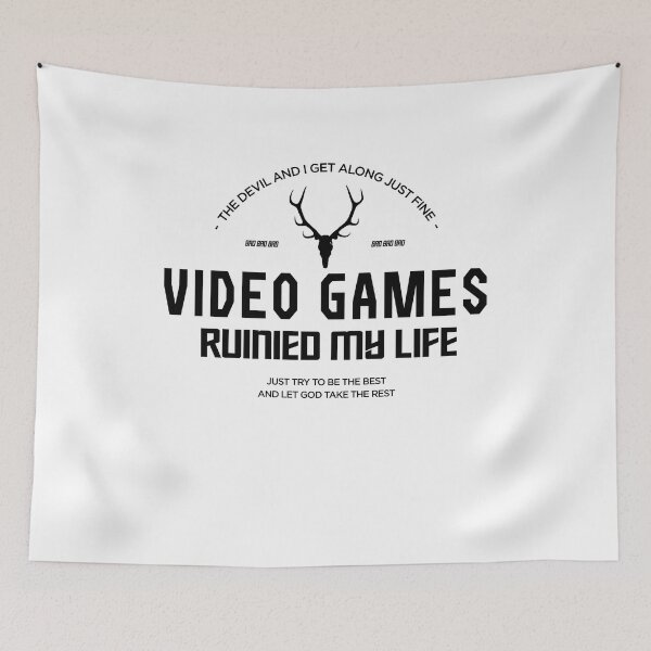 Item preview, video games ruined my life designed and sold by ALIENATIVED.