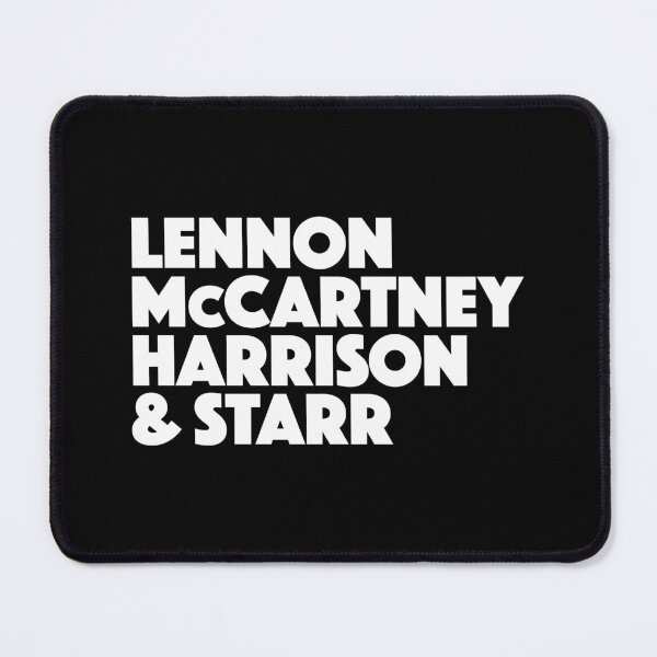 Item preview, Lennon, McCartney, Harrison, Starr, Band Members Names, Bold Graphic designed and sold by MajicArts.