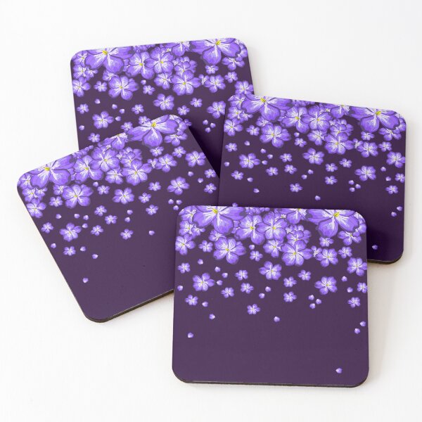 Item preview, Beautiful Violets lavender flowers falling down designed and sold by Fransyn.