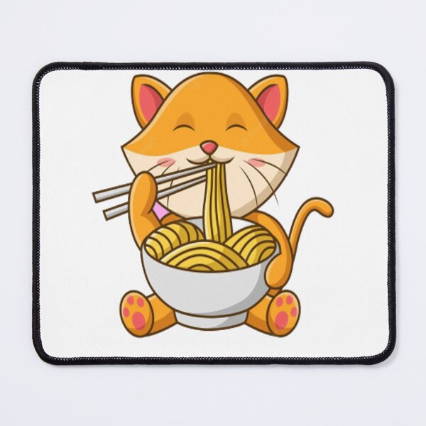 Item preview, Cat Eating Spaghetti  designed and sold by noor-93.