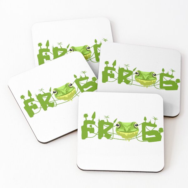 Item preview, green frog lettering designed and sold by AmsaOza.