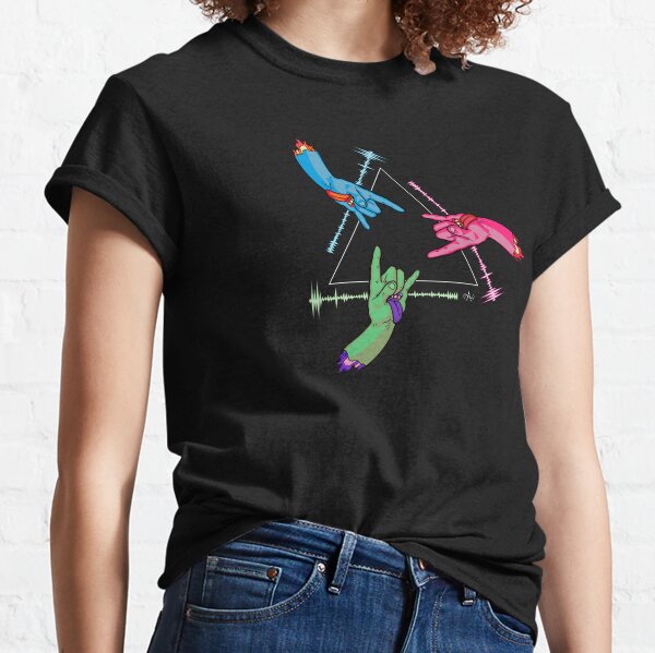 Colorful Rock On Prism Classic T-Shirt