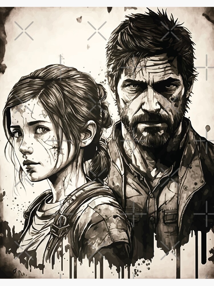 Amazing tLoU fan art Ellie and Sarah - Gaming