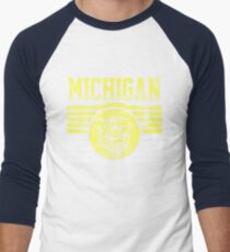 Darren Criss Fox Campaign: Michigan Wolverines Men's Baseball ¾ T-Shirt