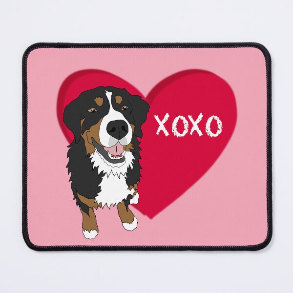 Item preview, Bernese Mountain Dog Valentines Day XOXO Love  designed and sold by KantstandyaC.