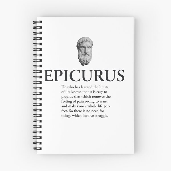 Item preview, Epicurus - Limits of Life. Stoicism quote. designed and sold by scarabtees.