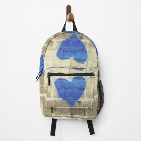 Item preview, Blue Heart on the Wall designed and sold by kallyfactory.