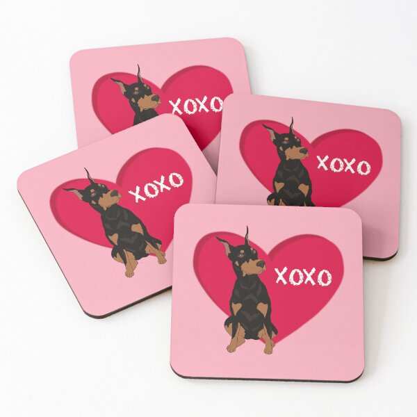 Item preview, Doberman Pinscher Valentines Day  designed and sold by KantstandyaC.