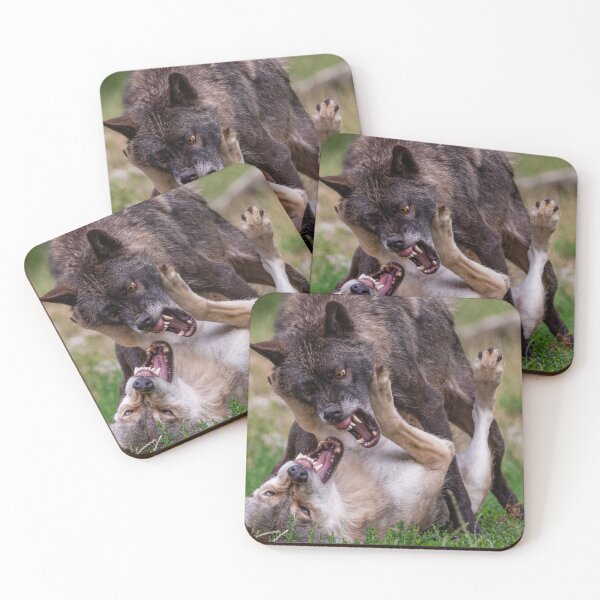Item preview, Fighting wolves designed and sold by Ingo Gerlach.