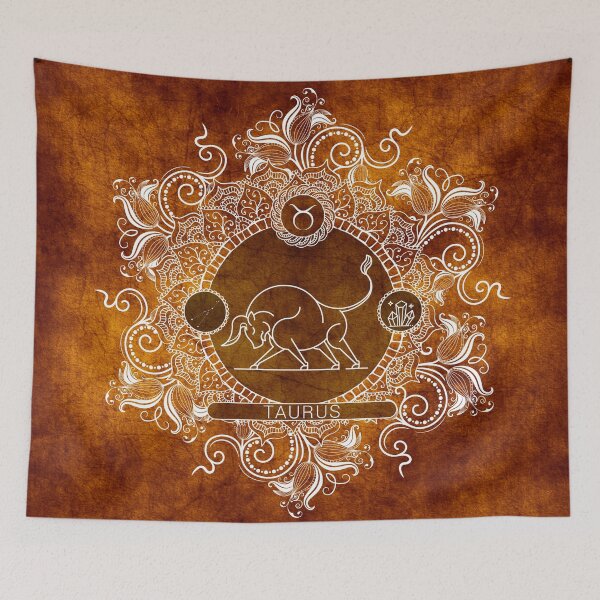 Item preview, Zodiac - Tangerine - Taurus designed and sold by aleibanez.