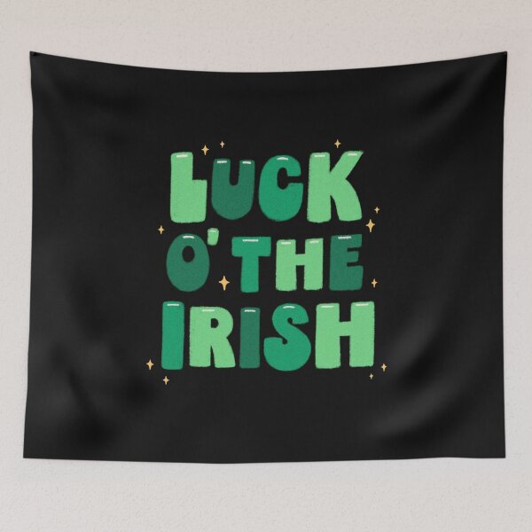 Item preview, Vintage Luck O' the Irish Bold Typography  designed and sold by garniturex.