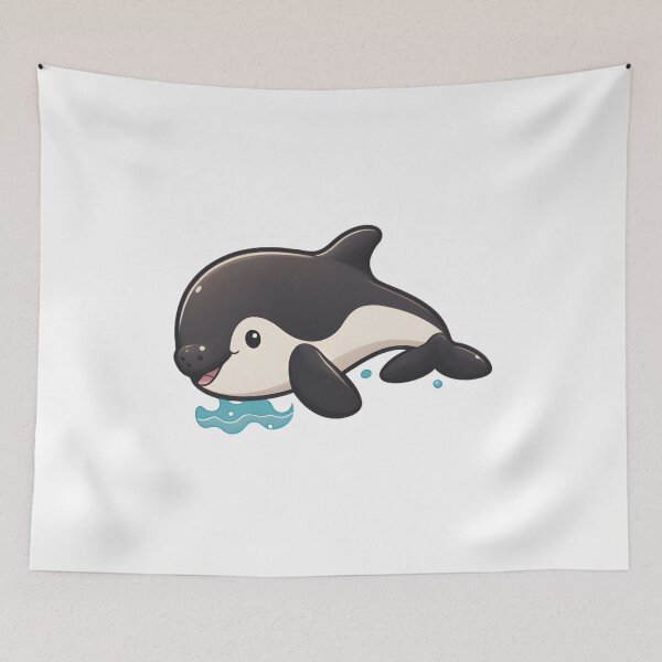 Item preview, Chibi Orca Sticker designed and sold by SilverAndGolden.