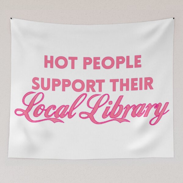 Item preview, Hot People apoya su biblioteca local designed and sold by theemadster.