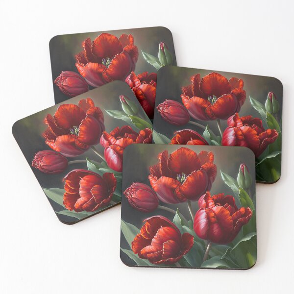 Item preview, Red Tulip Flowers  designed and sold by Vanover Designs.