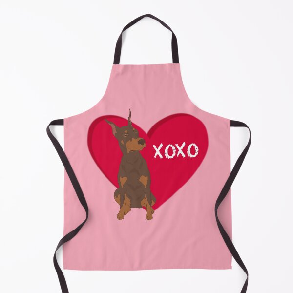 Item preview, Red Doberman Pinscher Valentines Day designed and sold by KantstandyaC.