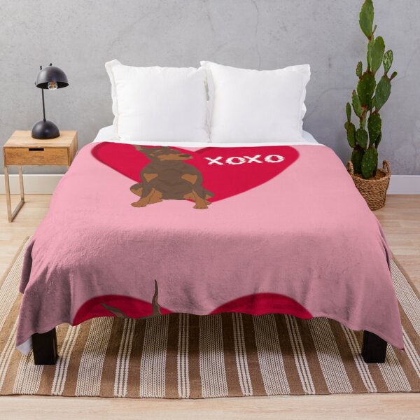 Item preview, Red Doberman Pinscher Valentines Day designed and sold by KantstandyaC.