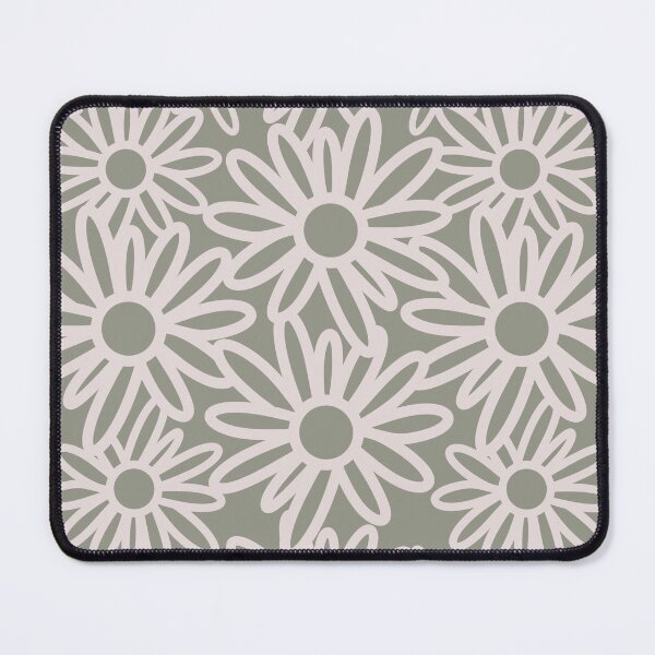 Artikel-Vorschau von Cute Daisy Flower Garden Pattern In Muted Colors Sage Green, designt und verkauft von scorpiolane.